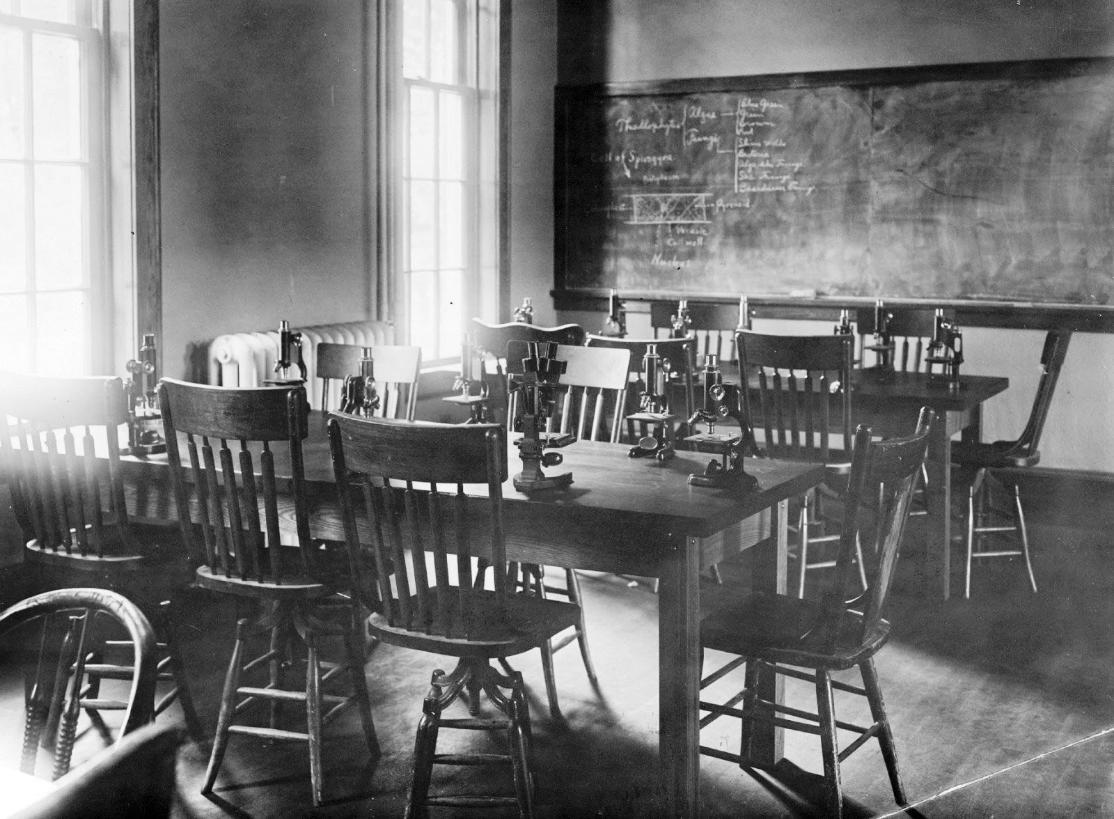 It was remodeled for classes in 1918 due to a report in June of 1917 that described the New Dormitory and the Old Dormitory as "public nuisances." Photo of UK Special Collections. 